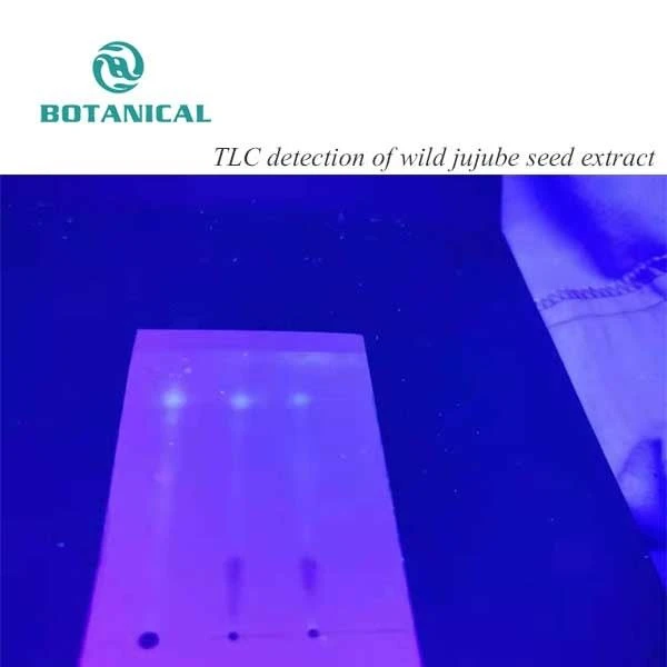 TLC detection of wild jujube seed extract by Botanical Cube Inc.